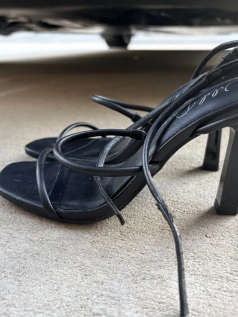 Black heels